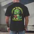 Book A Saurus Bookasaurus Dinosaur Book Girls Boys Toddler Men's Back Print T-Shirt Book A Saurus Bookasaurus Dinosaur Book Girls Boys Toddler Men's Back Print T-Shirt