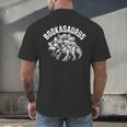 Book T-Rex Dino Bookworm Reading Book Dinosaur Men's Back Print T-Shirt Book T-Rex Dino Bookworm Reading Book Dinosaur Men's Back Print T-Shirt