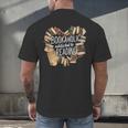 Bookaholic Addicted To Reading Book Lovers Literacy Men's Back Print T-Shirt