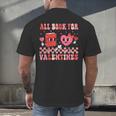 All Booked For Valentine Book Librarian Teacher Women Kids Men's Back Print T-Shirt All Booked For Valentine Book Librarian Teacher Women Kids Men's Back Print T-Shirt