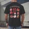 All Booked For Valentine Coquette Bow Girl Women Teacher Men's Back Print T-Shirt All Booked For Valentine Coquette Bow Girl Women Teacher Men's Back Print T-Shirt