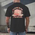 All Booked For Valentine’s Day Readers Teachers Bookworms Men's Back Print T-Shirt