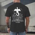 Bookish Dragon Book Club Reading Its Too Nonfictiony Outside Men's Back Print T-Shirt Bookish Dragon Book Club Reading Its Too Nonfictiony Outside Men's Back Print T-Shirt