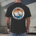 Bookmarks Are For Quitters Reader Read Book Reading Men's Back Print T-Shirt Bookmarks Are For Quitters Reader Read Book Reading Men's Back Print T-Shirt