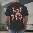 Bookmas Christmas Books Shirt Candy Cane Bookworm Men's Back Print T-Shirt Bookmas Christmas Books Shirt Candy Cane Bookworm Men's Back Print T-Shirt