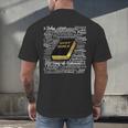 Books Of The Bible Men's Back Print T-Shirt Books Of The Bible Men's Back Print T-Shirt