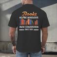 Books Helping Introverts Avoid Conversation Book Reading Men's Back Print T-Shirt Books Helping Introverts Avoid Conversation Book Reading Men's Back Print T-Shirt