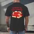 Books Are My Love Language Valentines Day For Books Lover Men's Back Print T-Shirt Books Are My Love Language Valentines Day For Books Lover Men's Back Print T-Shirt