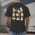 Books Lover Bookish Ghost Himalayan Cat Reading Halloween Men's Back Print T-Shirt