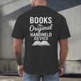 Books The Original Handheld Device – Reading Men's Back Print T-Shirt