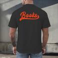 Books Reader Librarian Book Lover Bookworm Library Reading Men's Back Print T-Shirt
