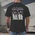 The Bookshelf Of a Hopeless Romantic Rom-Com Reading Bookish Men's Back Print T-Shirt