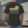 Booktrovert Definition Book Lover Men's Back Print T-Shirt Booktrovert Definition Book Lover Men's Back Print T-Shirt