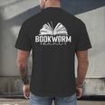 Bookworm Aunt Reading Lover Men's Back Print T-Shirt