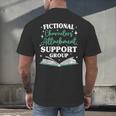 Bookworm Fictional Character Introvert Men's Back Print T-Shirt