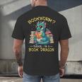 Bookworm I'm A Book Dragon Reading Books Bookish Book Lover Men's Back Print T-Shirt Bookworm I'm A Book Dragon Reading Books Bookish Book Lover Men's Back Print T-Shirt