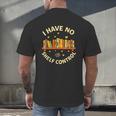 Bookworm I Have No Shelf Control Book Lover Men's Back Print T-Shirt Bookworm I Have No Shelf Control Book Lover Men's Back Print T-Shirt