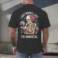 I Buy Books Like I'm Immortal Men's Back Print T-Shirt I Buy Books Like I'm Immortal Men's Back Print T-Shirt