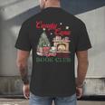 Candy Cane Book Club Holiday Party & Book Exchange Men's Back Print T-Shirt Candy Cane Book Club Holiday Party & Book Exchange Men's Back Print T-Shirt