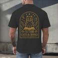 Cats And Books Because People Are Overrated Men's Back Print T-Shirt Cats And Books Because People Are Overrated Men's Back Print T-Shirt