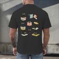 Cats Reading Books Cat Lover Men's Back Print T-Shirt Cats Reading Books Cat Lover Men's Back Print T-Shirt