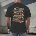 Celebrating History Month Floral Books Teacher Men's Back Print T-Shirt Celebrating History Month Floral Books Teacher Men's Back Print T-Shirt