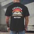 Chapter Seven Book Reading 7th Birthday 7 Year Old Men's Back Print T-Shirt Chapter Seven Book Reading 7th Birthday 7 Year Old Men's Back Print T-Shirt