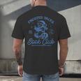 Christmas Snowman Frosted Tales Book Club Men's Back Print T-Shirt Christmas Snowman Frosted Tales Book Club Men's Back Print T-Shirt