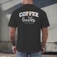 Coffee And Books i Love Them Both Men's Back Print T-Shirt