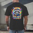 Color Our World 2026 Reading Book Men's Back Print T-Shirt