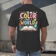 Color Our World Book Reading Program 2026 Summer Men's Back Print T-Shirt Color Our World Book Reading Program 2026 Summer Men's Back Print T-Shirt