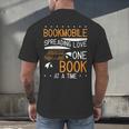 Cool Bookmobile Librarian Spreading Love One Book At A Time Men's Back Print T-Shirt Cool Bookmobile Librarian Spreading Love One Book At A Time Men's Back Print T-Shirt
