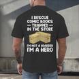 Cool Comic Book For Men Women Comic Book Collector Men's Back Print T-Shirt