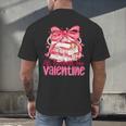 Coquette Bow All Booked For Valentine Book Lover Bookish Men's Back Print T-Shirt