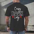 Crazy Book Lady Men's Back Print T-Shirt Crazy Book Lady Men's Back Print T-Shirt