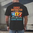 Cute Comic Book For Men Women Comic Book Collector Men's Back Print T-Shirt