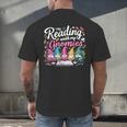 Cute Reading With My Gnomies Gnome Book Bookworm Lover Men's Back Print T-Shirt Cute Reading With My Gnomies Gnome Book Bookworm Lover Men's Back Print T-Shirt
