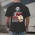 Dalmatian Reading Books Matching Bookworm Readers Librarian Men's Back Print T-Shirt