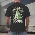 Dashing Through The Books Christmas Book Lovers Men Women Men's Back Print T-Shirt