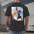 David And Goliath Bible Book Samuel King David Anime Manga Men's Back Print T-Shirt David And Goliath Bible Book Samuel King David Anime Manga Men's Back Print T-Shirt