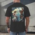 David And Goliath Bible Book Of Samuel King David Comic Men's Back Print T-Shirt