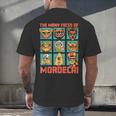 DCC Many Faces Of Mordecai Grid Gamer Series Book Men's Back Print T-Shirt
