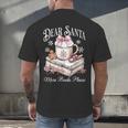 Dear Santa More Book Please Christmas Reading Book Librarian Men's Back Print T-Shirt