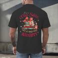 Dear Santa Only My Books Were Naughty Men's Back Print T-Shirt Dear Santa Only My Books Were Naughty Men's Back Print T-Shirt