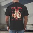Dear Santa More Books Please Reading Book Lover Christmas Men's Back Print T-Shirt Dear Santa More Books Please Reading Book Lover Christmas Men's Back Print T-Shirt