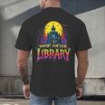 Death Gothic Support Your Local Library Lovers Book Men's Back Print T-Shirt