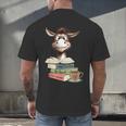 Donkey Reading Book Read Books Be Kind Stay Weird Librarian Men's Back Print T-Shirt Donkey Reading Book Read Books Be Kind Stay Weird Librarian Men's Back Print T-Shirt