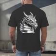 Dragon Book Men's Back Print T-Shirt