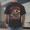 Dragon Just A Girl Who Loves Dragons And Books Men's Back Print T-Shirt Dragon Just A Girl Who Loves Dragons And Books Men's Back Print T-Shirt