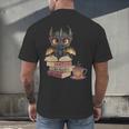 Dragon Read Books Be Kind Stay Weird Book Lover Men's Back Print T-Shirt